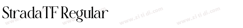 StradaTF Regular字体转换 StradaTF Regular字体转换